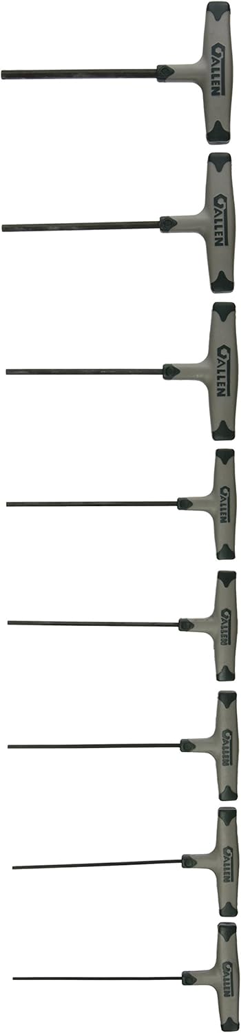 Allen 56650G SAE Dual Material T-Handle Set, 8-Piece