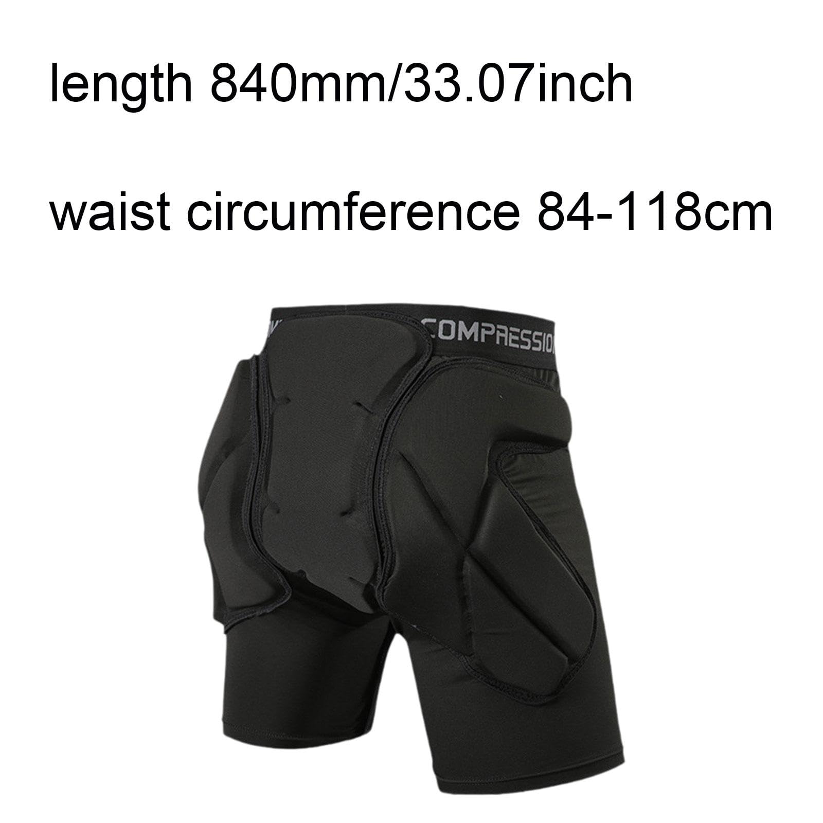 Short de Protection Rembourré 3D Professionnel - Protection des Hanches pour Vélo, Ski, Roller, Snowboard - Confortable