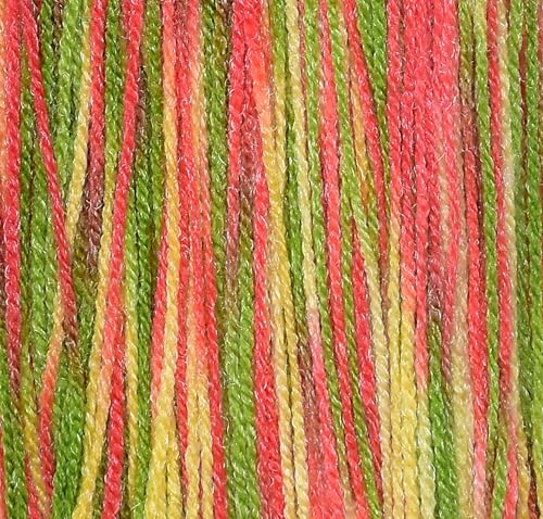 Image of M.G ENTERPRISE Microrangoli Knitting Yarn Wool, Carrot 400 g Woolen Crochet Yarn Thread. Best Used with Knitting Needles, Crochet Needles-IC Art-DFH