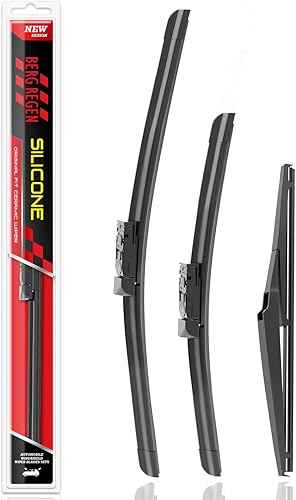 Miniatura 9 de Juego de limpiaparabrisas de silicona de 26, 18 y 14 pulgadas, repuesto para Jeep Cherokee 2021, 2020, 2019, 2018, 2017, 2015, 2014 y más