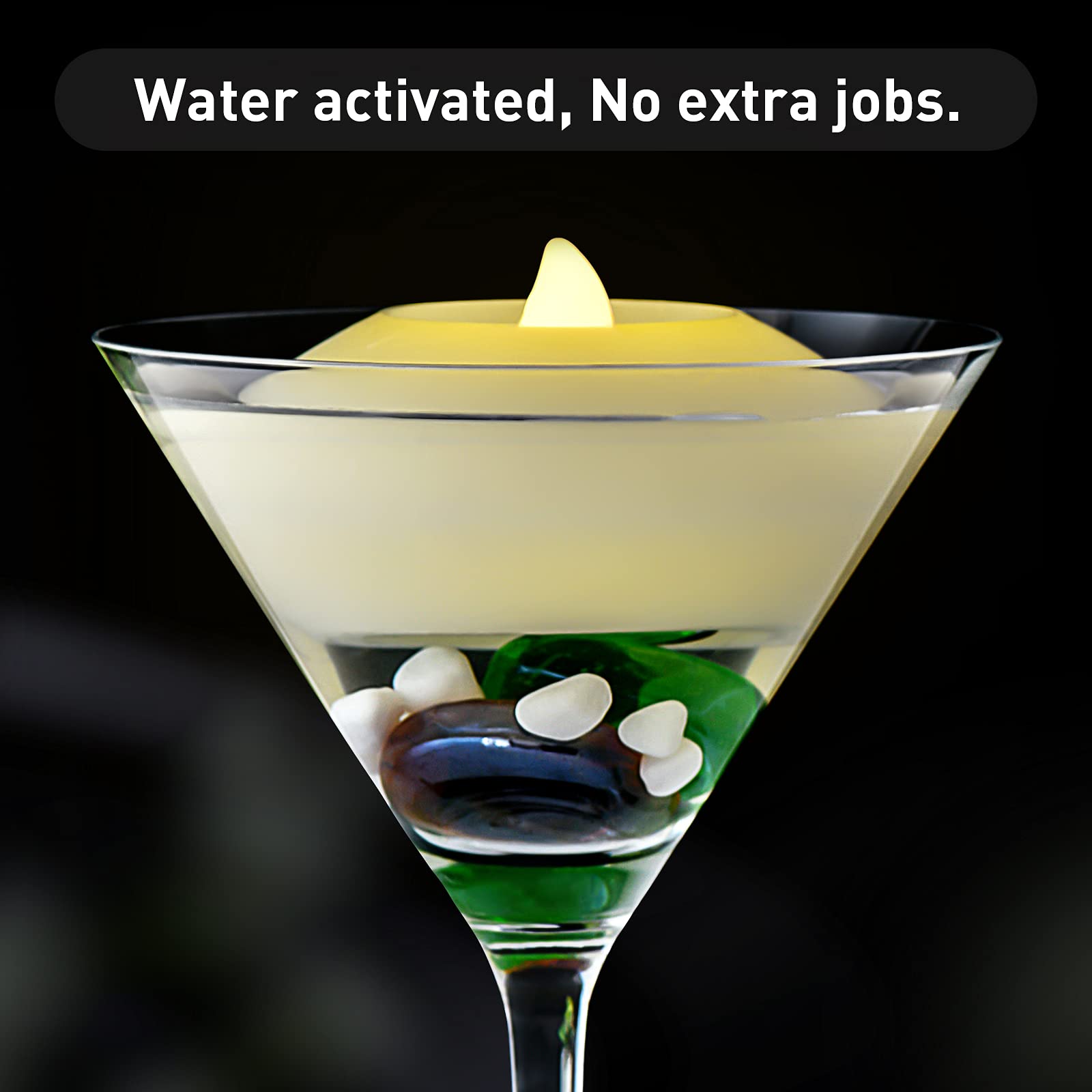 LA Kitson キャンドル Amazon.com: KITOSUN Flameless Floating LED Candles Lights – 3inch