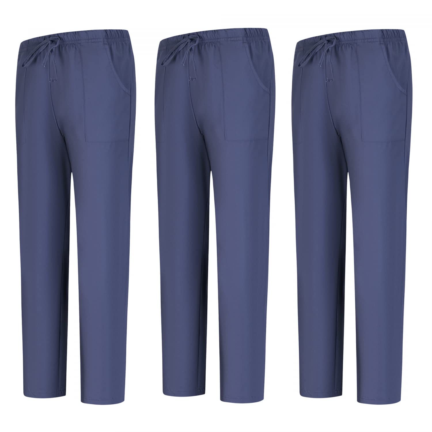 MISEMIYA - Packung 3 Stück - Unisex SANITÄRHOSE - MEDIZINISCHE Uniformen SANITÄR Uniformen Arbeitshose - 3-6802 - X-Large, Grau 68