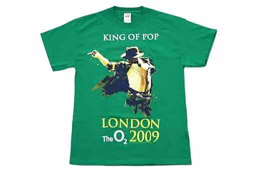 Buy Michael Jackson London O2 2009 T-shirt/No.22 Green