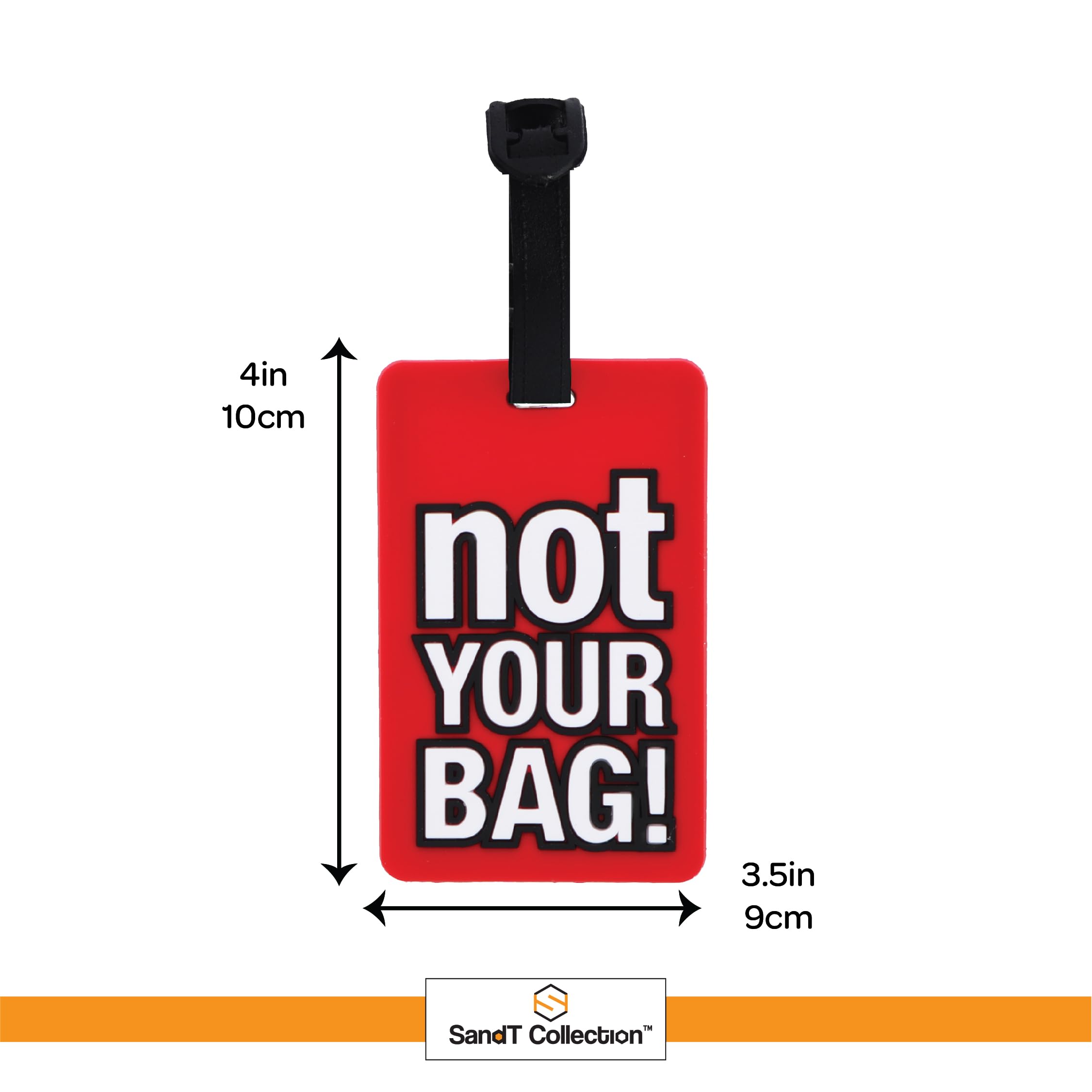 Amazon.co.jp: Not Your Bag 荷物タグ スーツケース IDホルダー