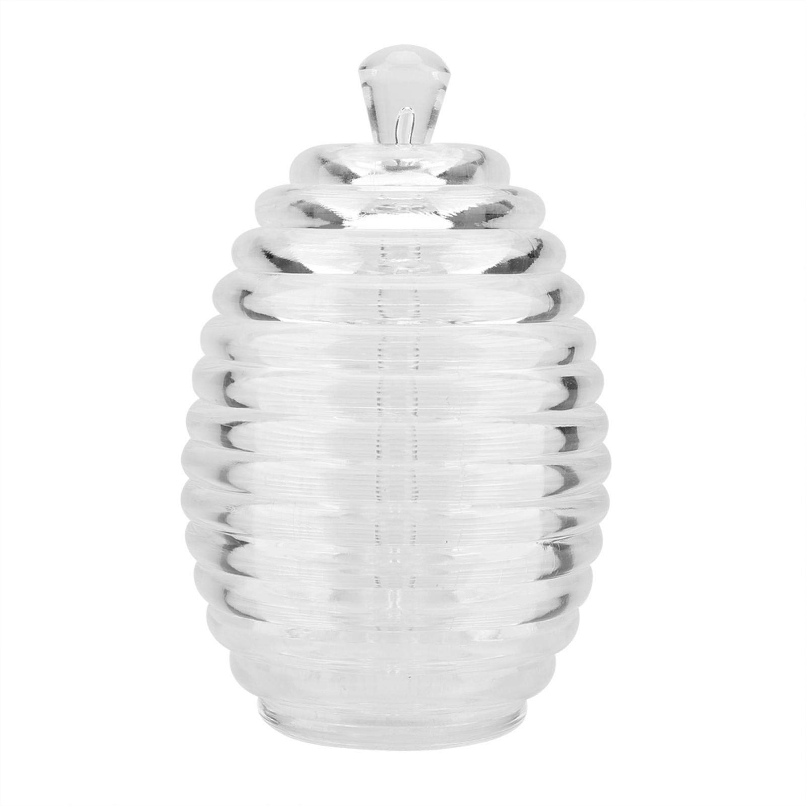 Honingglas 265 ml transparant bijenstok-vormig honingglas met