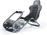Playseat Trophy - Logitech G Edition Sim Racing Cockpit | Completamente Regolabile | Supporta Tutti i Volanti Direct Drive | Leggero e Robusto | Comfort assoluto | Similpelle con Materiale ActiFit - 1