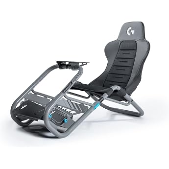 Playseat Trophy - Logitech G Edition Gaming Racing Seat | Freely Adjustable | Supports Direct Drive | Lightweight &amp; Stable | 
