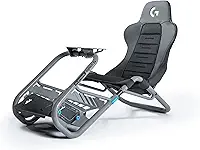 Playseat Trophy – Logitech G Edition Sim Racing Cockpit | Totalmente ajustável | Suporte direto | Leve e robusto | Absolute Comfort ActiFit