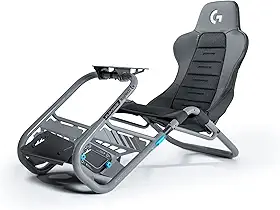 Playseat Trophy – Logitech G Edition Sim Racing Cockpit | Totalmente ajustável | Suporte direto | Leve e robusto | Absolute Comfort ActiFit