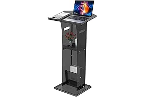 KSacry Acrylic Podium with Storage: A Superior Presentation Stand for Every Occasion