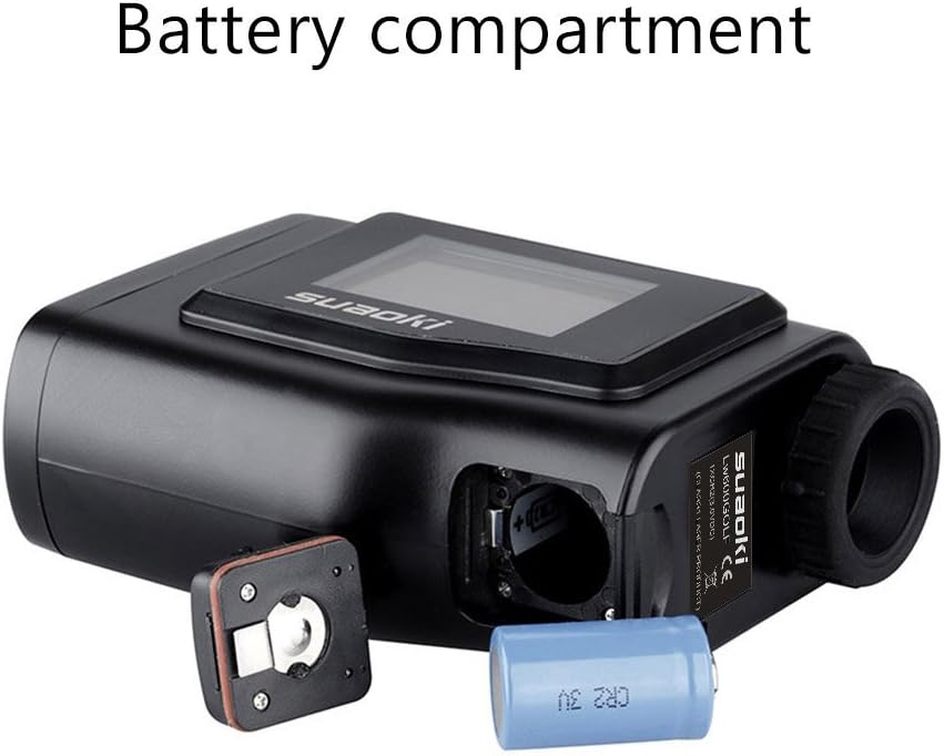 SUAOKI Digital Laser Rangefinder Scope (Range : 4.4 Yard- 656 yard/600M) with Golf Distance Correction, Fog Mode and LCD Screen Display