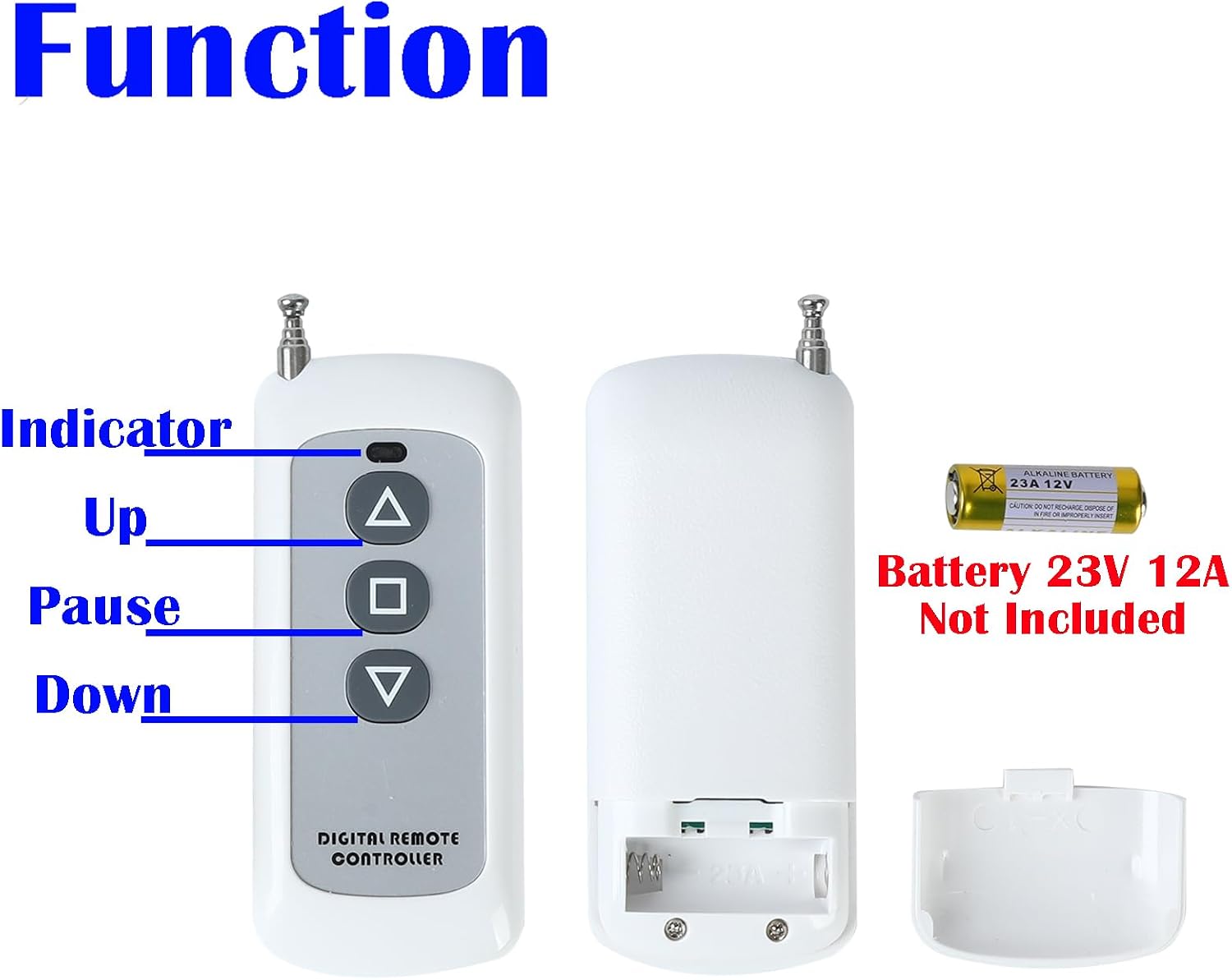 Remote Controller for All Kinds of 12V 24V Electric Linear Actuator Motor Positive Inversion Forward Reverse Control Kit
