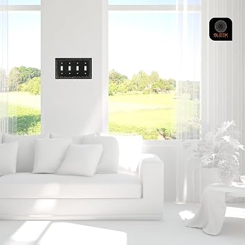 | Beveled Aged Bronze Wall plates | Electric Outlet and Switch Covers | Style: 1 Gang Decorator (2 Pack)