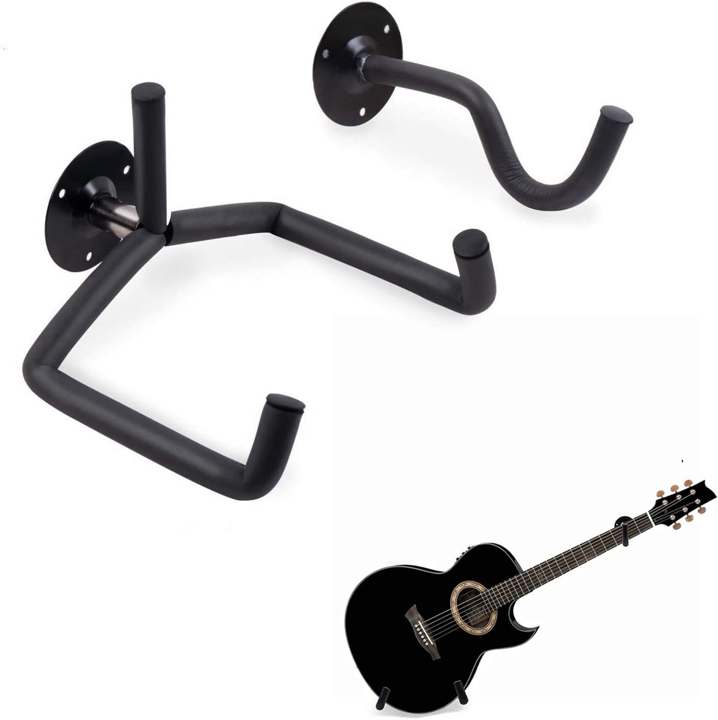 Guitar Display Hanger Holder Wall Mount Hook for Horizontal Guitars,Banjos, Basses, Mandolins