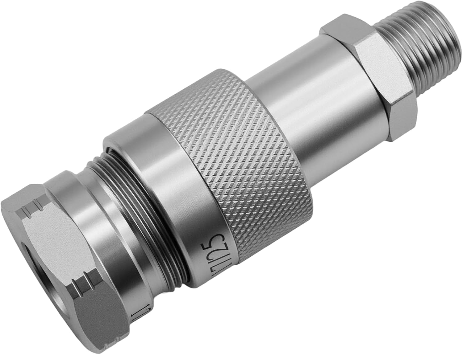 3/8" 10,000 PSI High Pressure Hydraulic Quick Coupler Set Replaces Enerpac C-604 with 2 Dust Caps