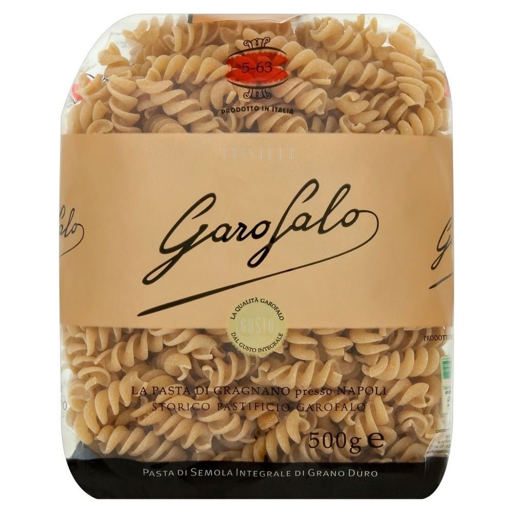 Garofalo Trigo Entero Pasta Fusilli Orgánica (500g) (Paquete de 6)