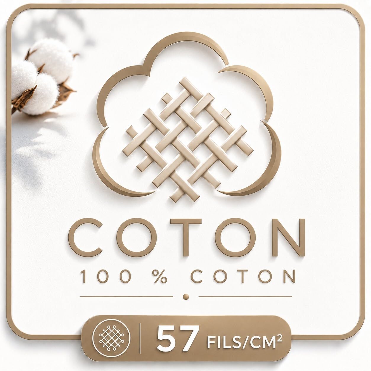 Home Linge Passion Prześcieradło czekoladowe 140 x 190 +25 cm 100% Bawełna 57 wątków (Label Oeko-Tex)