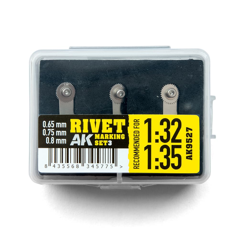 AK TOOL AK9527 RIVER MARKING SET 3 (1:35/1:32)