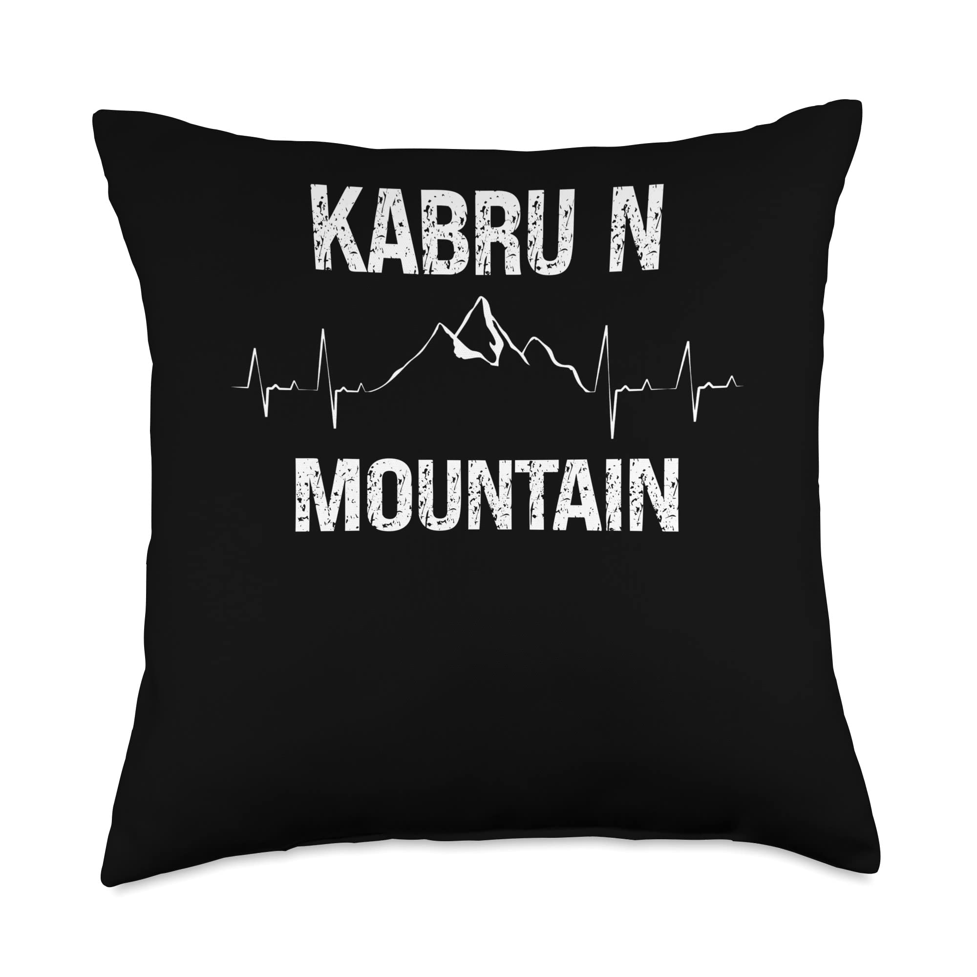 Climber Heartbeat Design Throw Pillow, 18x18, Multicolor