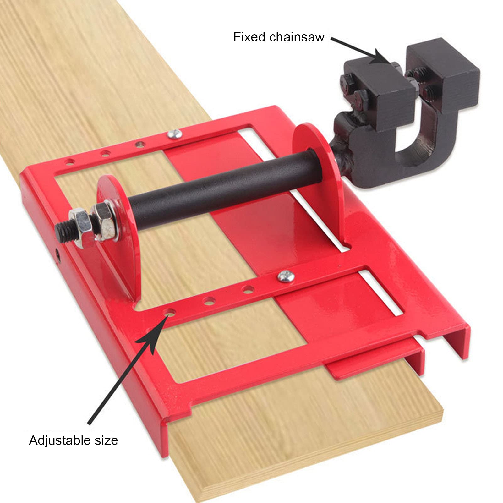 Fresado de tablones para Molino de Motosierra, Tabla Abierta para Sierra de Cadena Mini HSS, guía de Sierra de Corte de Madera para Molino de Motosierra Mini, para Cortar tablones, Madera