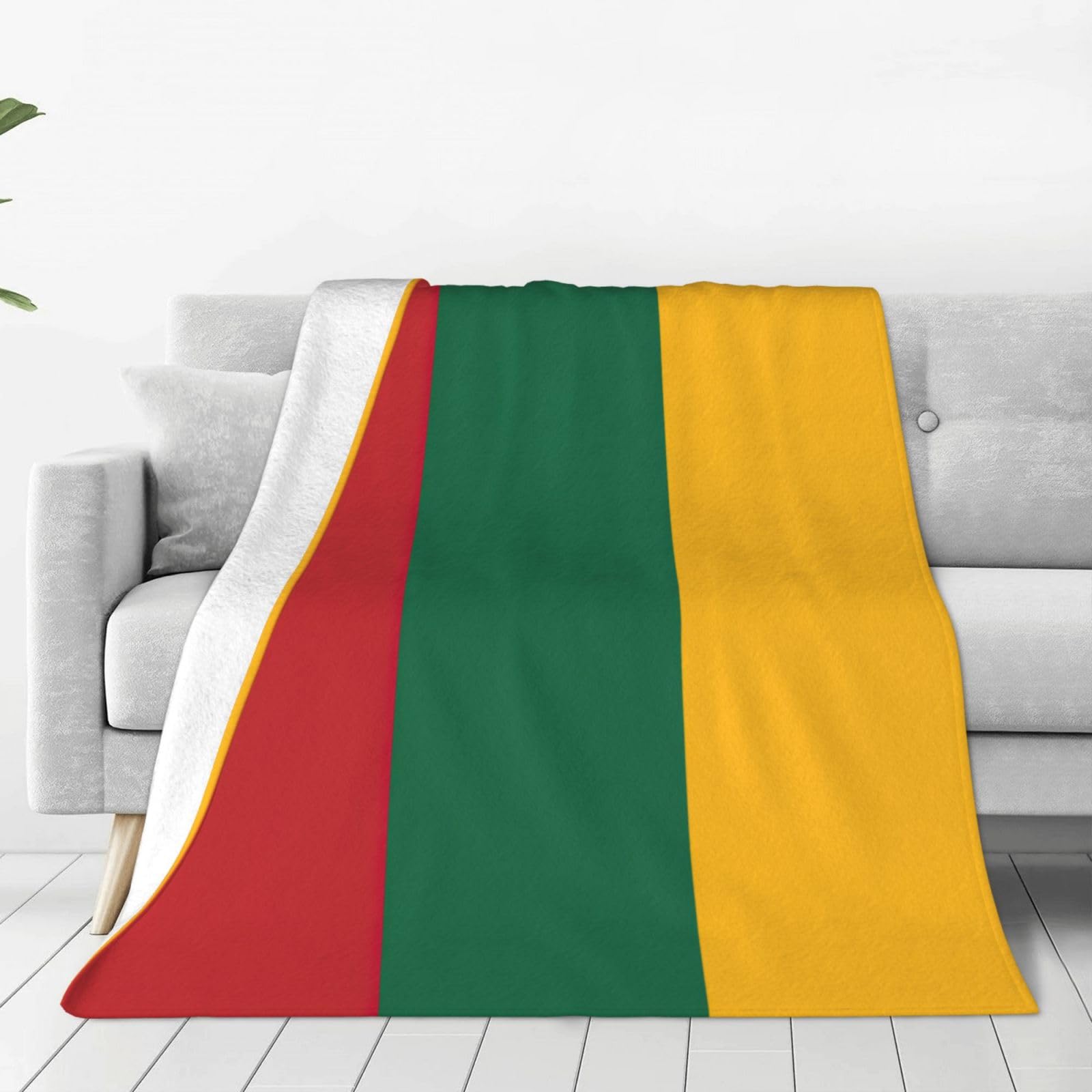 Plaid polaire Lituanie chaud pour soirée cocooning sur le canapé