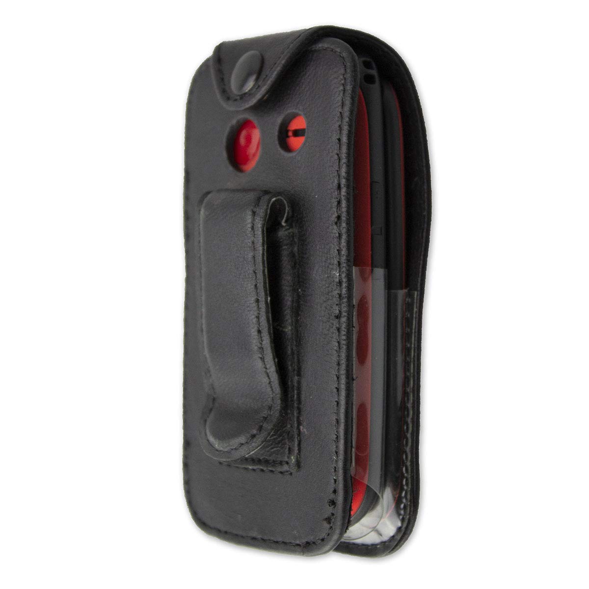 caseroxx Leather-Case with belt clip compatible with Swisstone BBM 625 made from genuine leather - Image 3