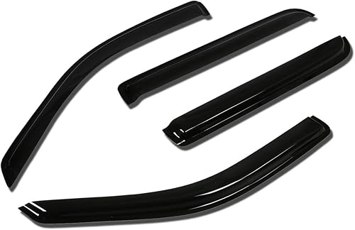 Vista 38 de Auto Dynasty 4 viseras adhesivas para ventana compatibles con Ford Taurus 2010, 2011, 2102, 2013, 2014, 2015, 2016, Ford Taurus 2010-2016