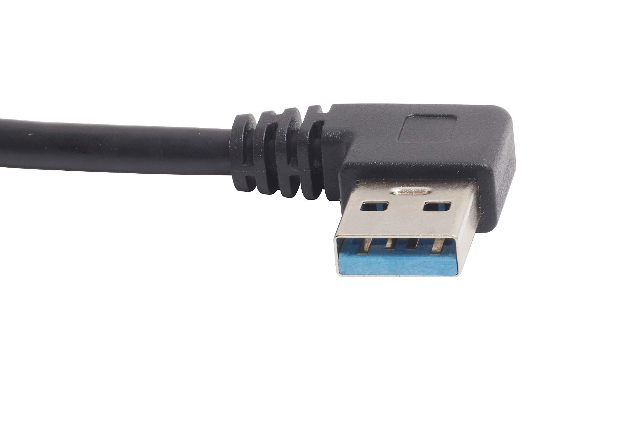 Amazon | オーディオファン USB延長ケーブル L字 オス USB3.0 方向変換