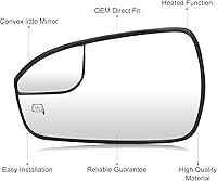 Vista 5 de Espejo lateral izquierdo del conductor de repuesto para Ford Fusion 2013, 2014, 2015, 2016, 2017, 2018, 2019, 2020, repuesto DS7Z17K707F