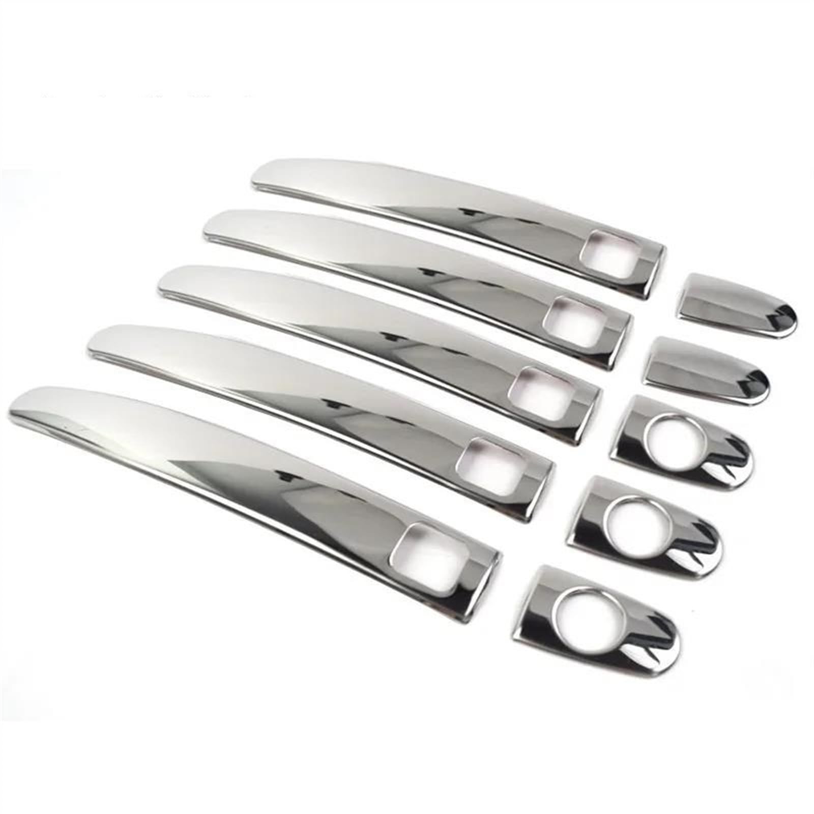 CSSPDM Chrome Stainless Door Handle Cover Trim Molding Styling Cap Bezel for Toyota for Corolla 2009-2013(I)