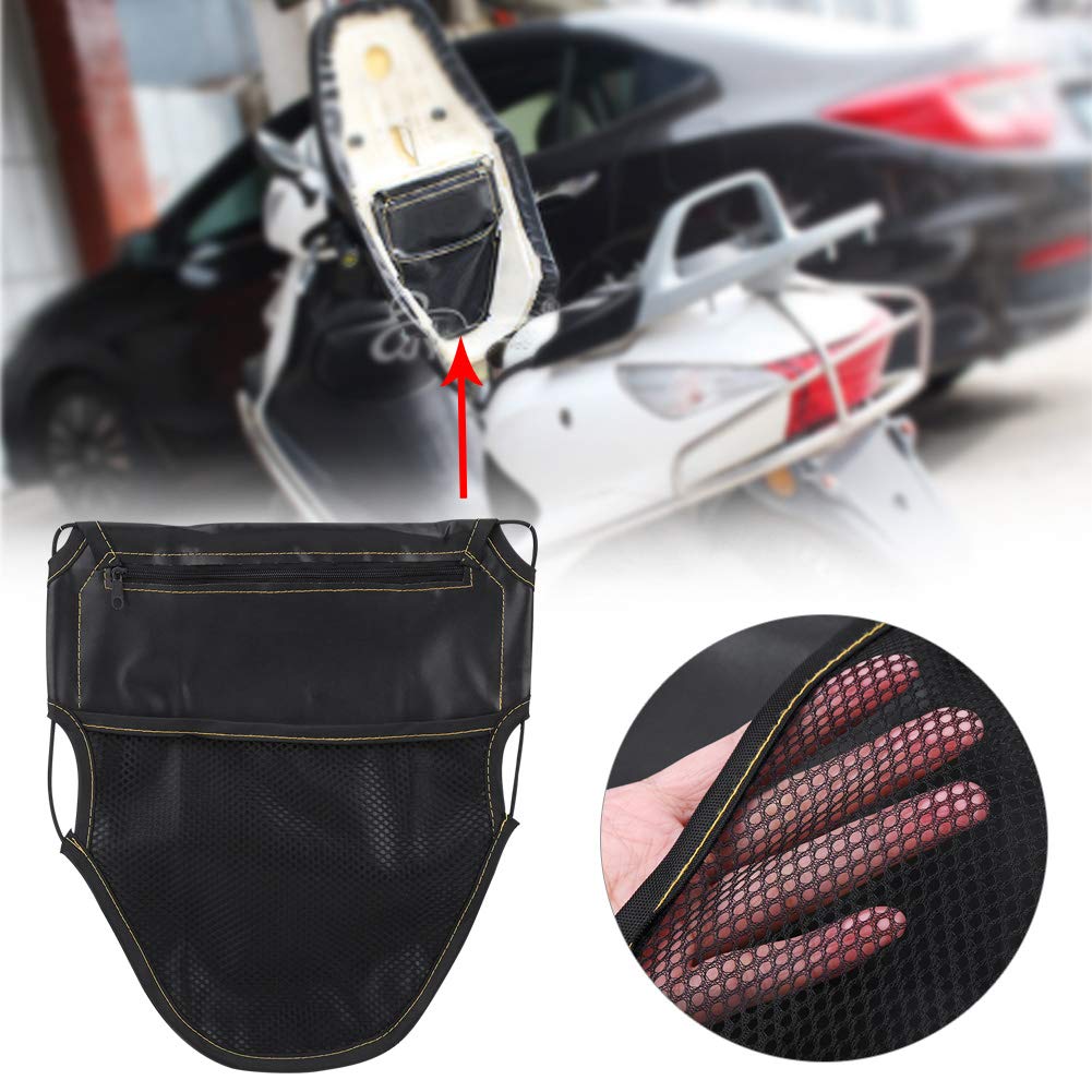 Borsa Sella Moto Organizer Sottosella Scooter Borsa Portaoggetti per Sedile del Motociclo Borsa Sotto Moto Borsa Portaoggetti per Scooter Sotto Il Sedile in Pelle PU Il Sedile Custodia per Borsa