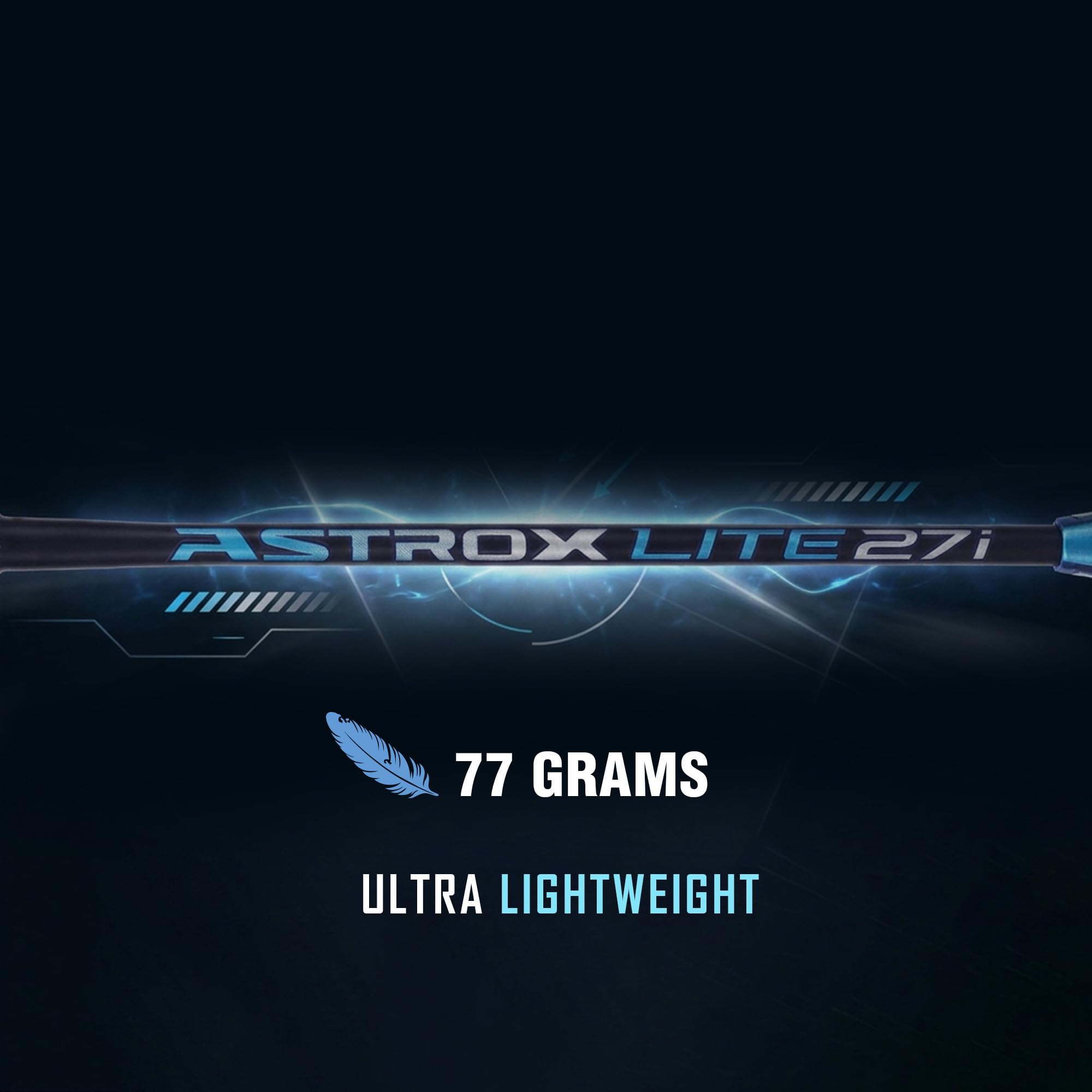 YONEX Racchetta da badminton in grafite serie Astrox Lite (G4, 77 grammi, tensione da 30 libbre)