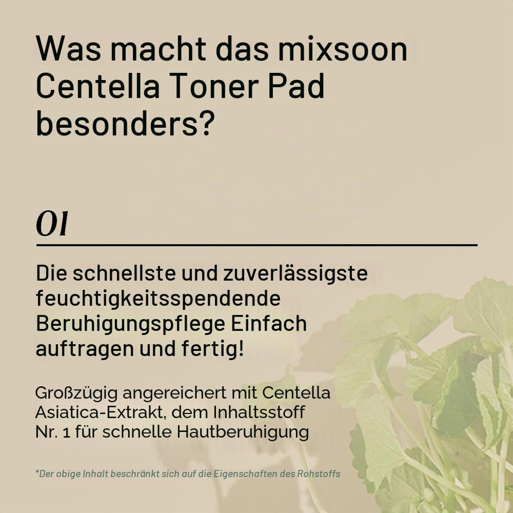 mixsoon Centella Toner Pad