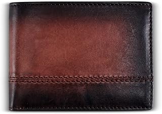 Rfid Leather Wallet | The Respected Gentlemans Bifold Slim for Men | Travel Secure RFID Blocking | Mens Full Grain Leather Wallet with Removable ID Credit Card Holder
