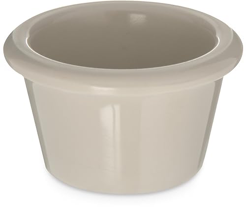 Miniatura 2 de Carlisle FoodService Products S275-842 - Taza de salsa de melamina suave, 1.5 onzas, hueso (paquete de 12)