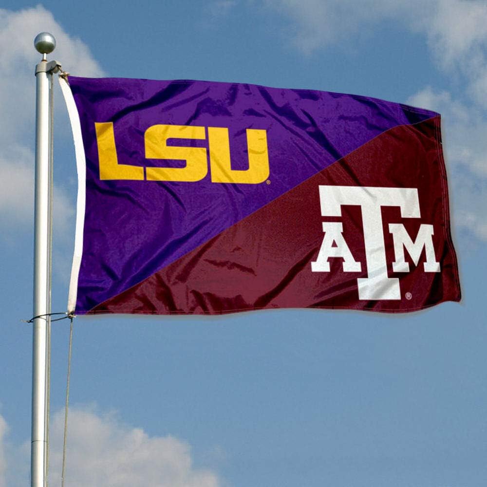 Split LSU House Flag