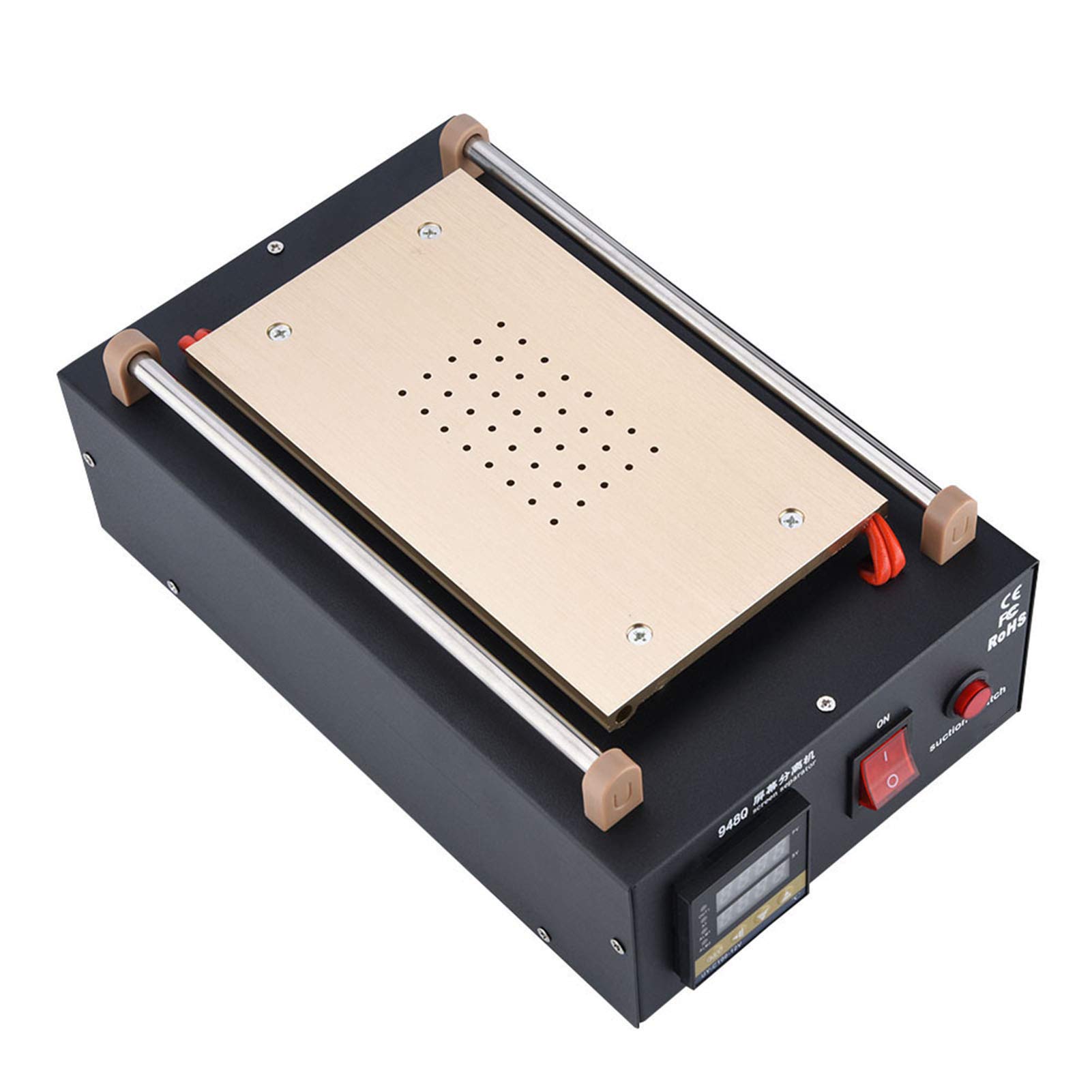Ejoyous LCD Bildschirmtrennzeichen, 2-in-1 Vakuum Separator Maschine mit Heizplatte, 260 x 160mm PCB Preheater Vorwärmen Ofen, 400W