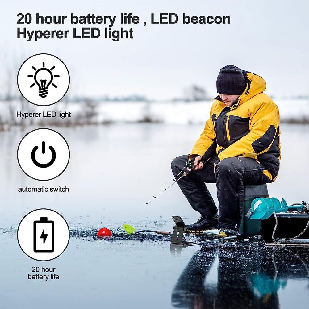 Ecoscandaglio portatile per pesci, ecoscandaglio wireless Bluetooth da 164 piedi, facile da lanciare con compatibilità con app gratuita, durata della batteria di oltre 20 ore, per kayak, barca, banchi