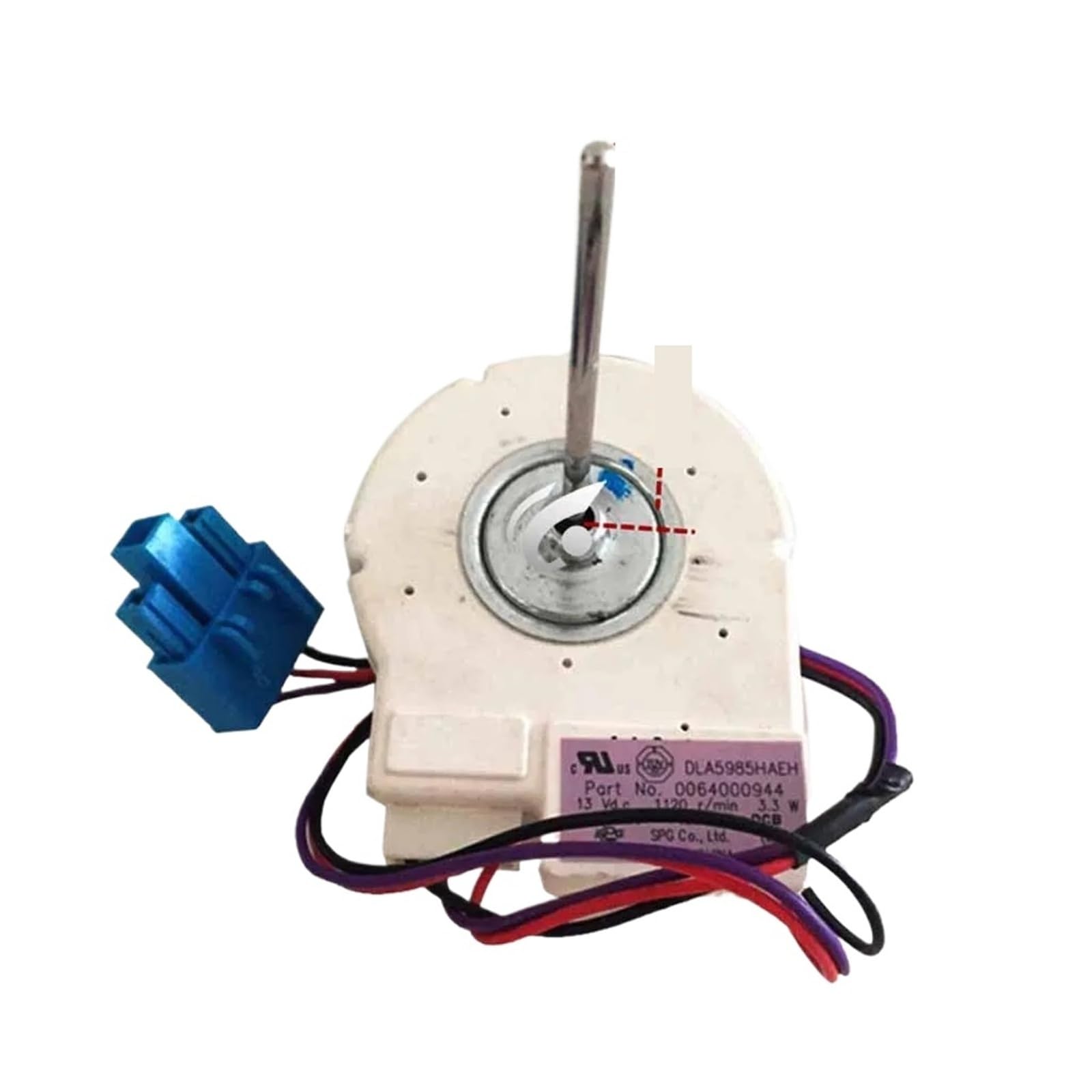 Moteur de ventilateur de réfrigérateur 0064000944 DLA5985HAEH rotation inversée
