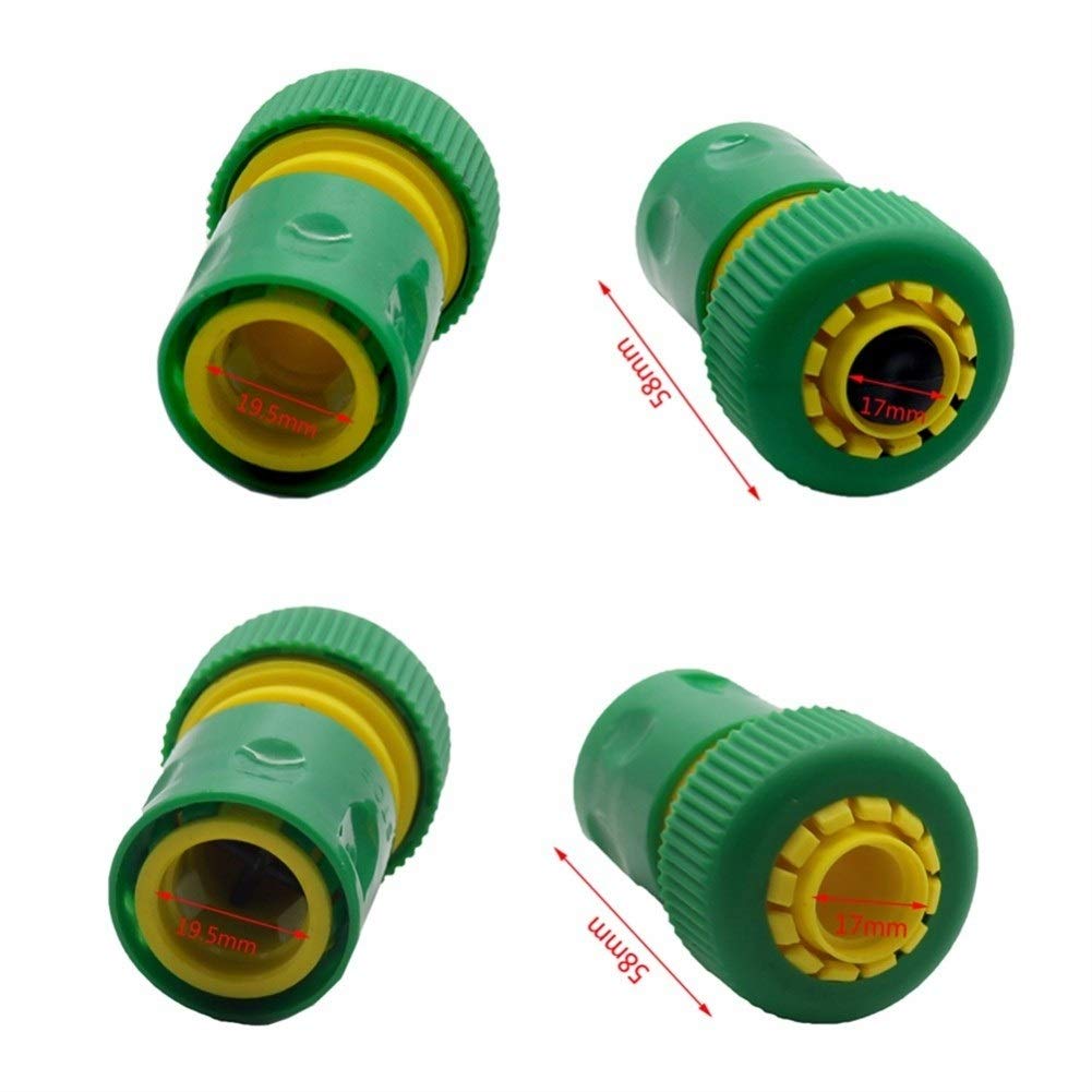 Raccords de plomberie, tuyau en PVC 2 pièces connecteurs rapides de tuyau d'eau de jardin connecteurs rapides d'étanchéité d'extrémité de tuyau raccords de tuyau connectés outils d'irrigation d'arrosa