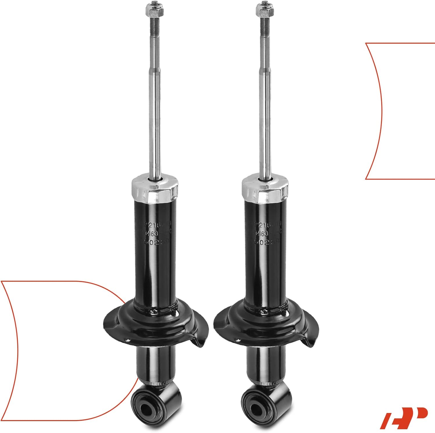 A-Premium Rear Shock Absorber Compatible with Honda CR-V 2002 2003 2004 2005 2006 Driver and Passenger Side