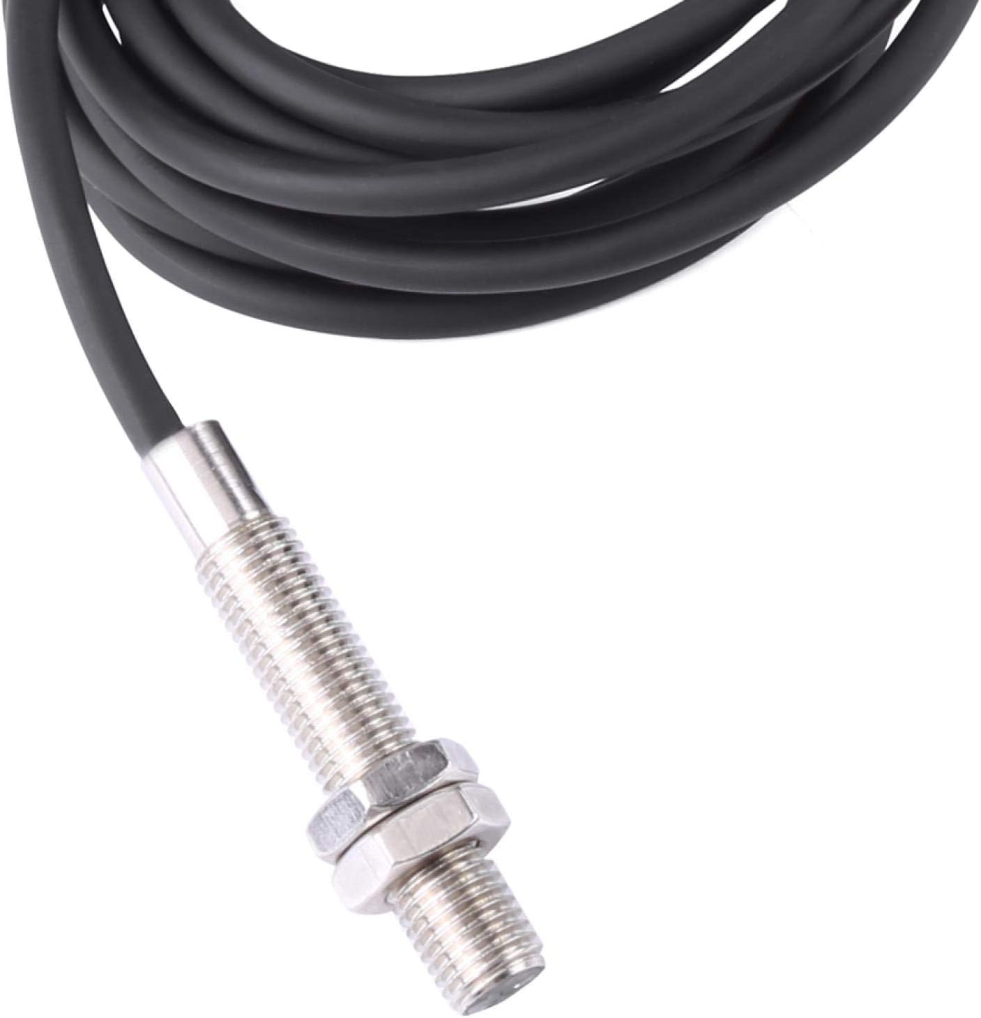 12 to 24 V DC Diffuse Reflective Infrared Photoelectric Sensor, with 3.5 cm Detection Distance, NPN NO Output, DC Amplifier, M8 Thread Mounting