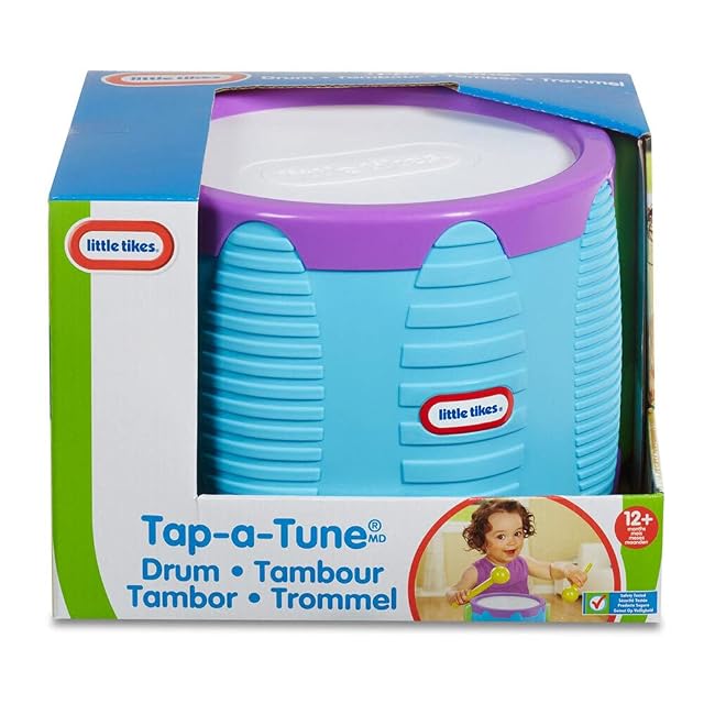 Foto 3 de 4 de Little Tikes Tap-a-Tune Drum - Juguetes musicales (Instrumento musical de juguete, Tambor, Niño/niña…