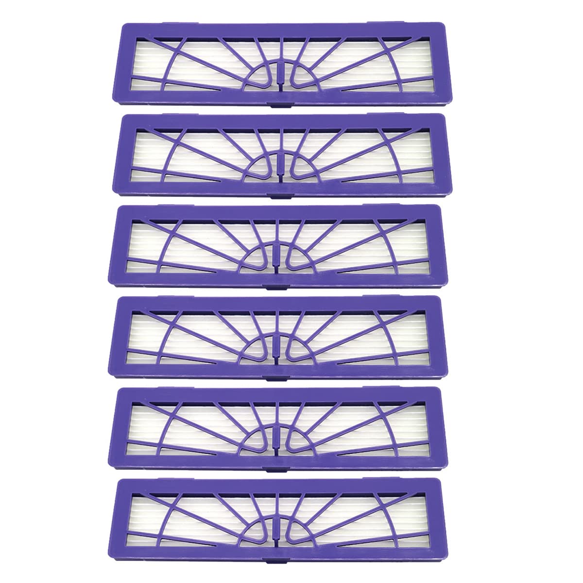 Pack of 6 HEPA Filter Replacement Compatible Neato Botvac Vacuum Cleaner Robot D3 D4 Series D75 D80 D85 and Botvac Series 65 70E 75 80 85 Robotic Vacuum Cleaner Parts