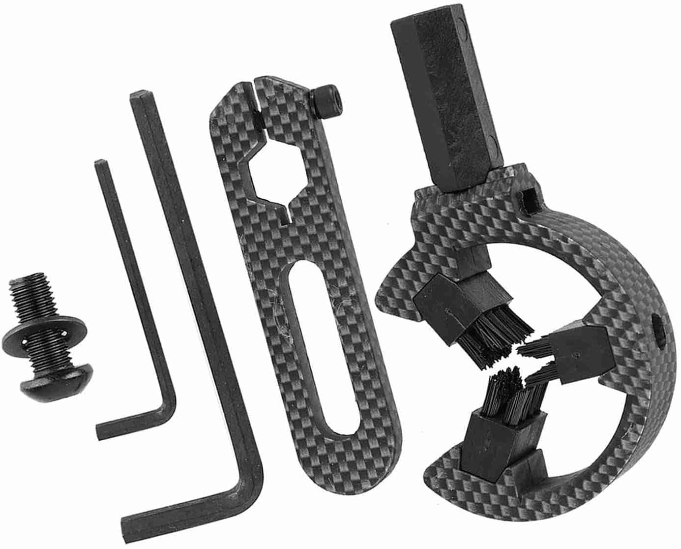Universal Camouflage Brush Arrow Rest Compound Bow Recurve Bow Archery TP812 Made of Alloy Material Lightweight Anti Deformation Sturdy Design for Left and Right Hand Archers (Carbon cloth camouflage)