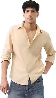 Urbano Fashion Men's Cotton Full Sleeve Regular Fit Casual Solid Shirt Price In India