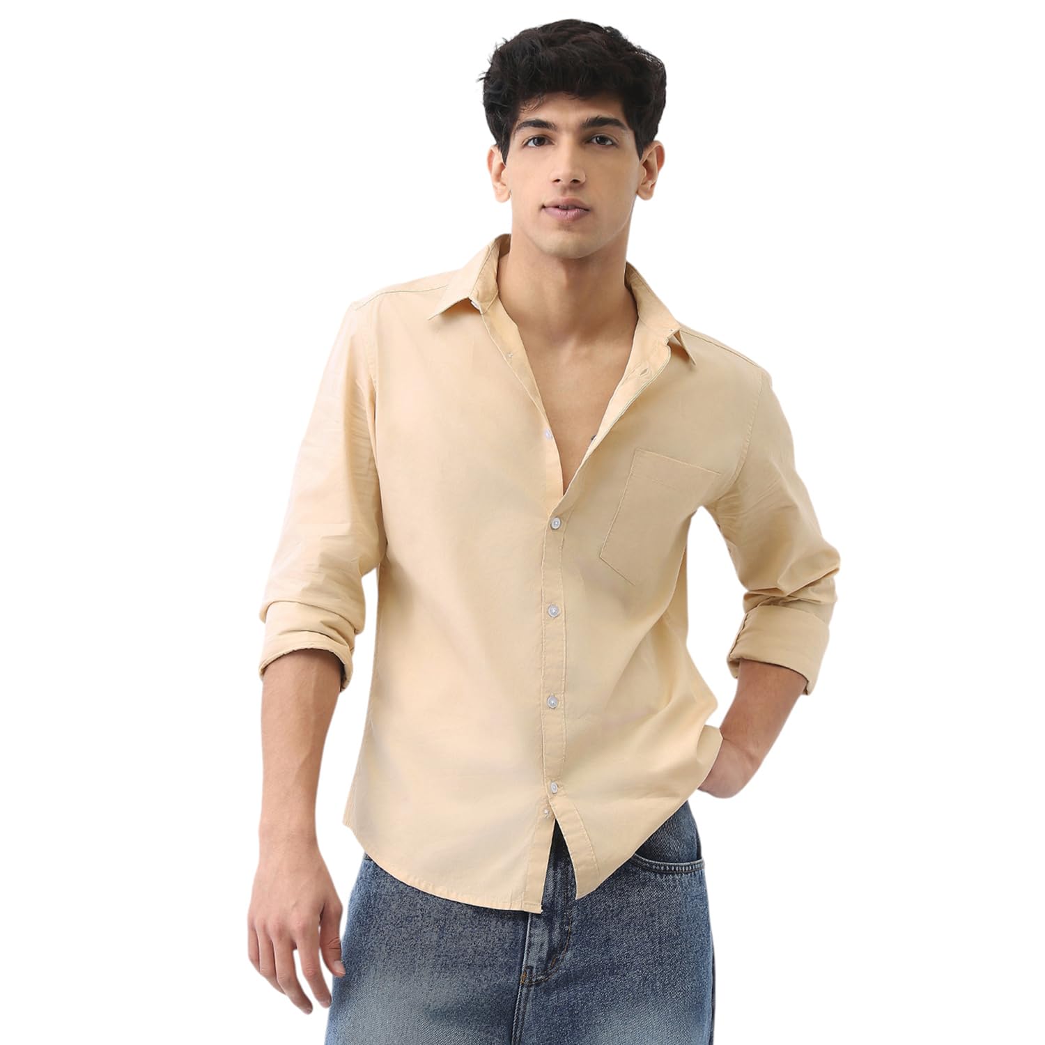 Urbano Fashion Men's Cotton Full Sleeve Regular Fit Casual Solid Shirt - Review, Price and Buying Guide