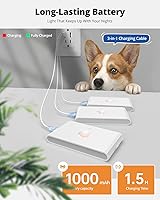 Vista 5 de wowatt Luz nocturna recargable con sensor de movimiento, luces automáticas blancas con montaje magnético, luces de escalera regulables para Blanco