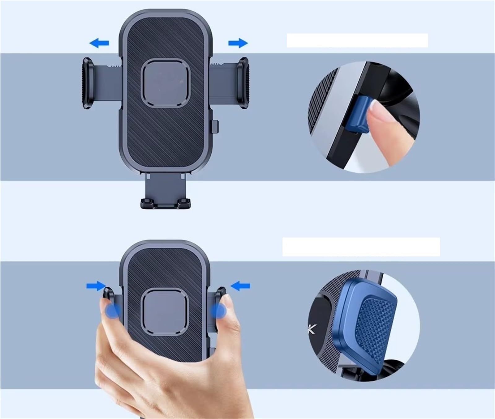 Per Samsung Supporto Universale Telefono Supporto Smartphone Gravità Nessun Supporto Magnetico Accessori Telefono Auto Culla Supporto Telefono Auto