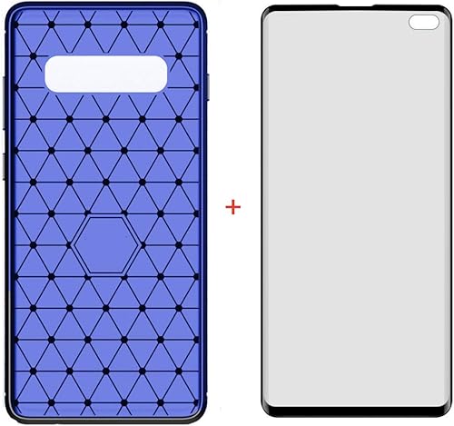 Miniatura 2 de Asuwish Funda de teléfono para Samsung Galaxy S10 Plus con protector de pantalla de vidrio templado y accesorios para celda, delgada y suave,